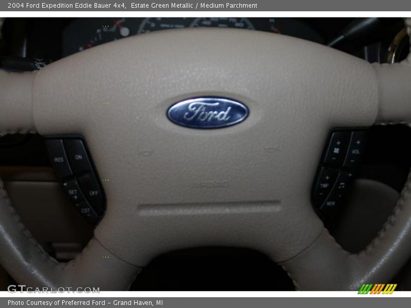 Estate Green Metallic / Medium Parchment 2004 Ford Expedition Eddie Bauer 4x4