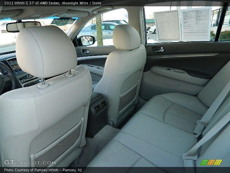 Moonlight White / Stone 2011 Infiniti G 37 xS AWD Sedan