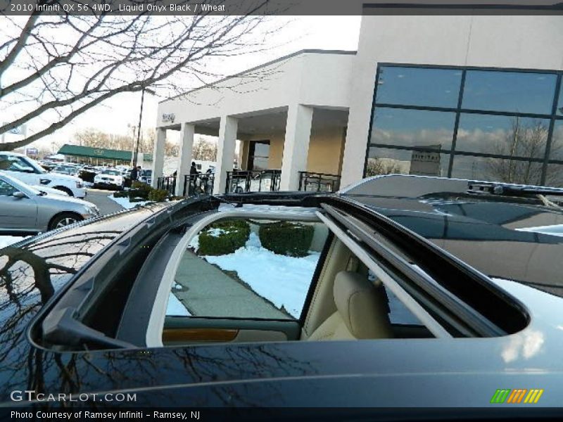 Liquid Onyx Black / Wheat 2010 Infiniti QX 56 4WD