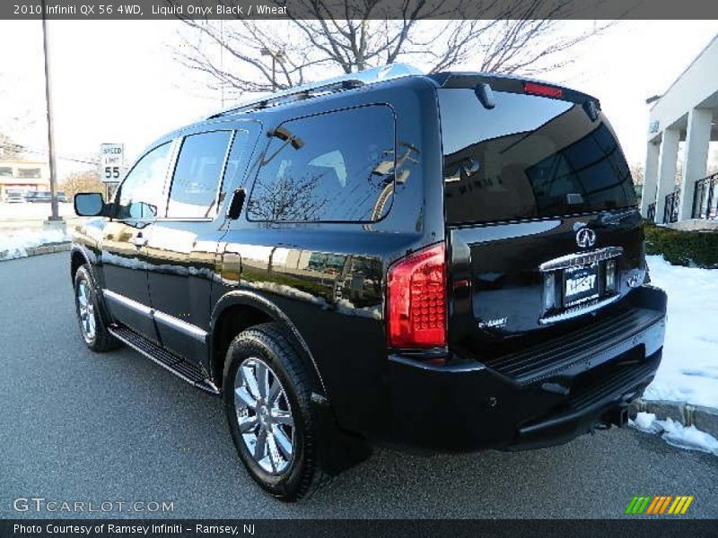 Liquid Onyx Black / Wheat 2010 Infiniti QX 56 4WD