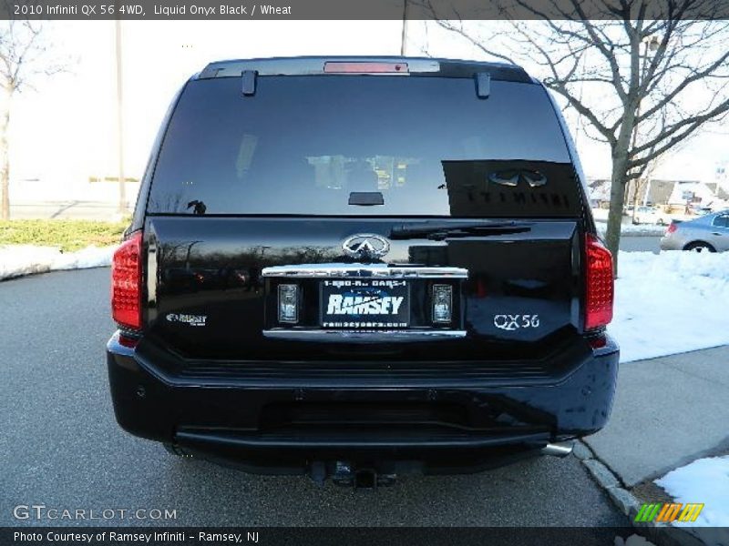 Liquid Onyx Black / Wheat 2010 Infiniti QX 56 4WD