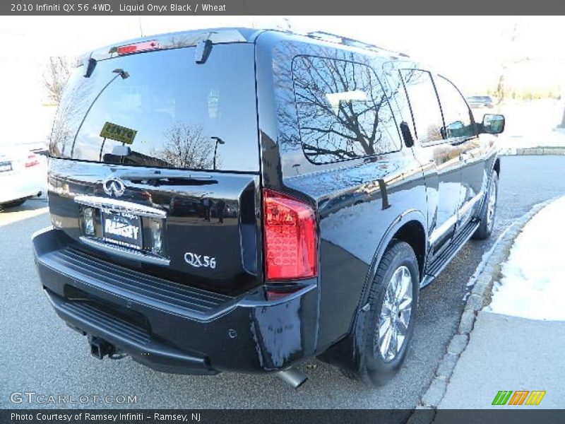 Liquid Onyx Black / Wheat 2010 Infiniti QX 56 4WD
