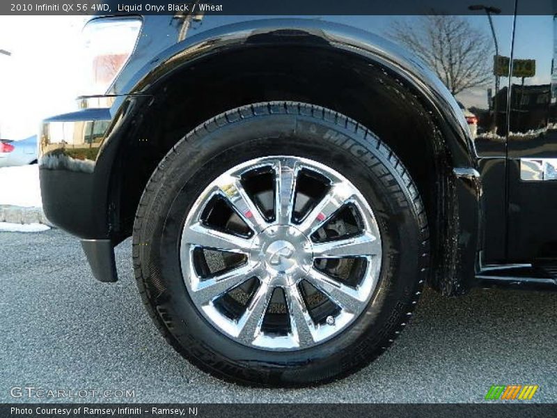 Liquid Onyx Black / Wheat 2010 Infiniti QX 56 4WD