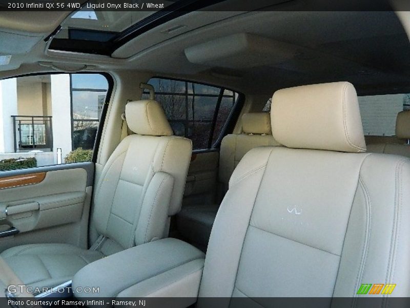 Liquid Onyx Black / Wheat 2010 Infiniti QX 56 4WD