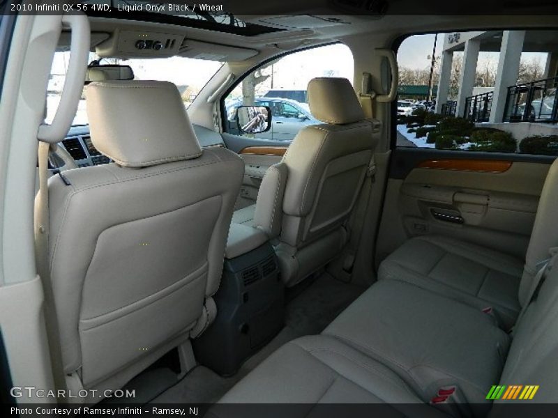 Liquid Onyx Black / Wheat 2010 Infiniti QX 56 4WD