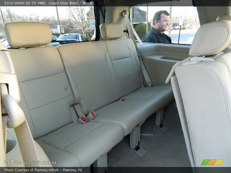 Liquid Onyx Black / Wheat 2010 Infiniti QX 56 4WD