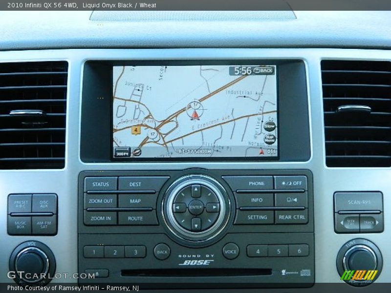 Liquid Onyx Black / Wheat 2010 Infiniti QX 56 4WD