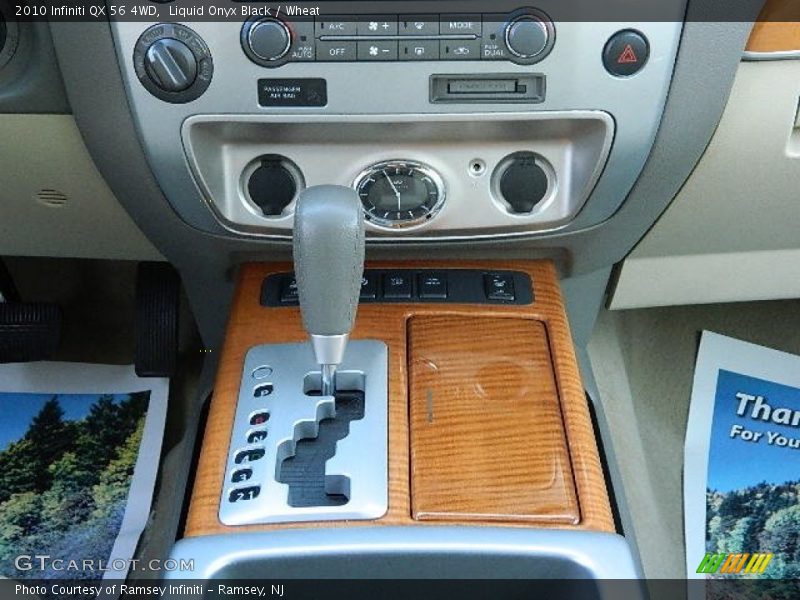Liquid Onyx Black / Wheat 2010 Infiniti QX 56 4WD