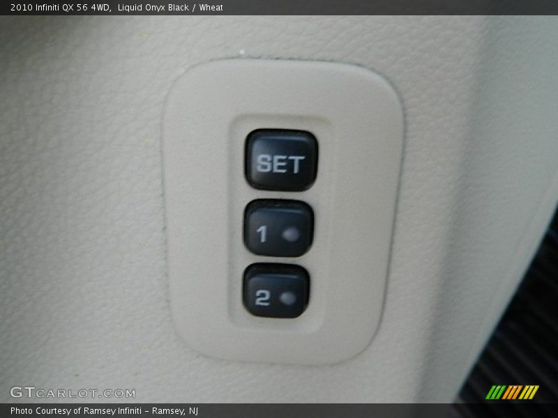 Liquid Onyx Black / Wheat 2010 Infiniti QX 56 4WD