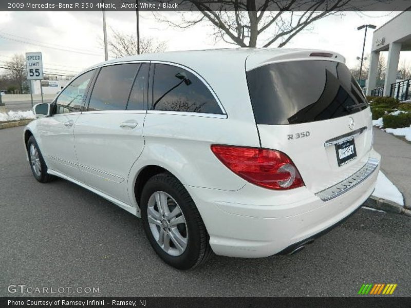 Arctic White / Black 2009 Mercedes-Benz R 350 4Matic