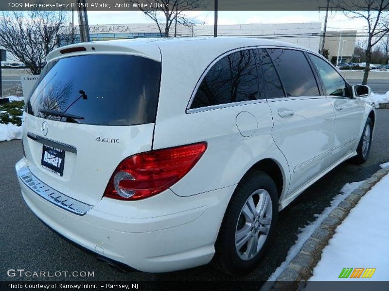 Arctic White / Black 2009 Mercedes-Benz R 350 4Matic