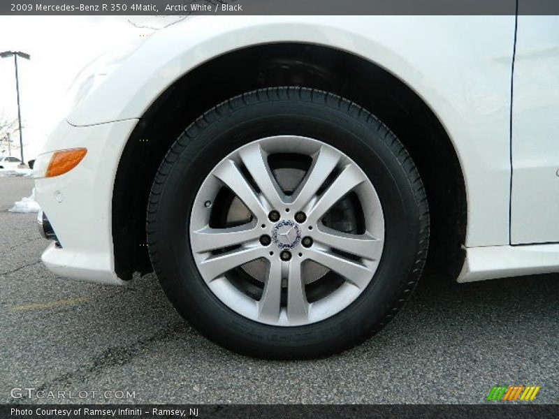 Arctic White / Black 2009 Mercedes-Benz R 350 4Matic