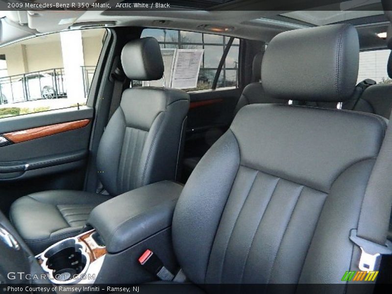 Arctic White / Black 2009 Mercedes-Benz R 350 4Matic