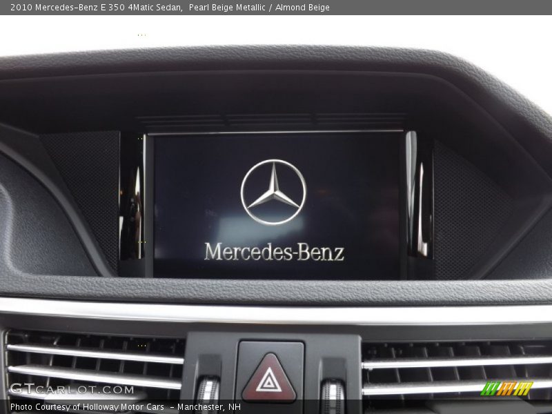 Pearl Beige Metallic / Almond Beige 2010 Mercedes-Benz E 350 4Matic Sedan