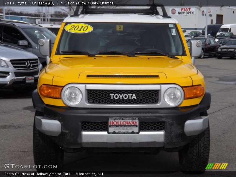 Sun Fusion Yellow / Dark Charcoal 2010 Toyota FJ Cruiser 4WD