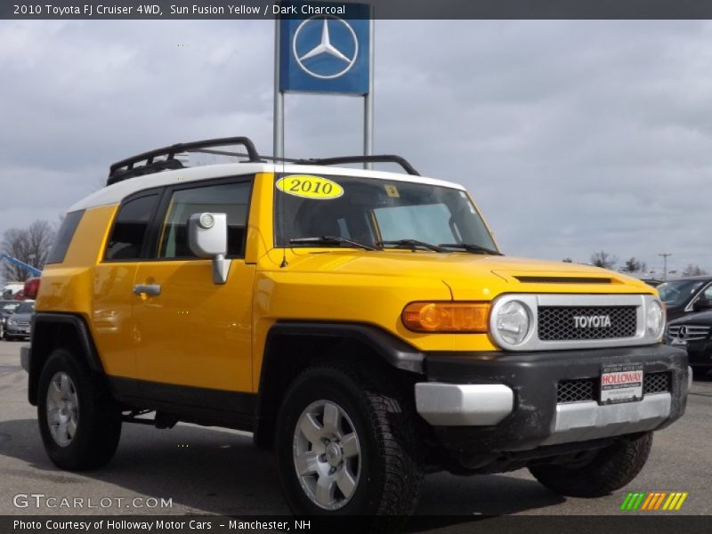Sun Fusion Yellow / Dark Charcoal 2010 Toyota FJ Cruiser 4WD