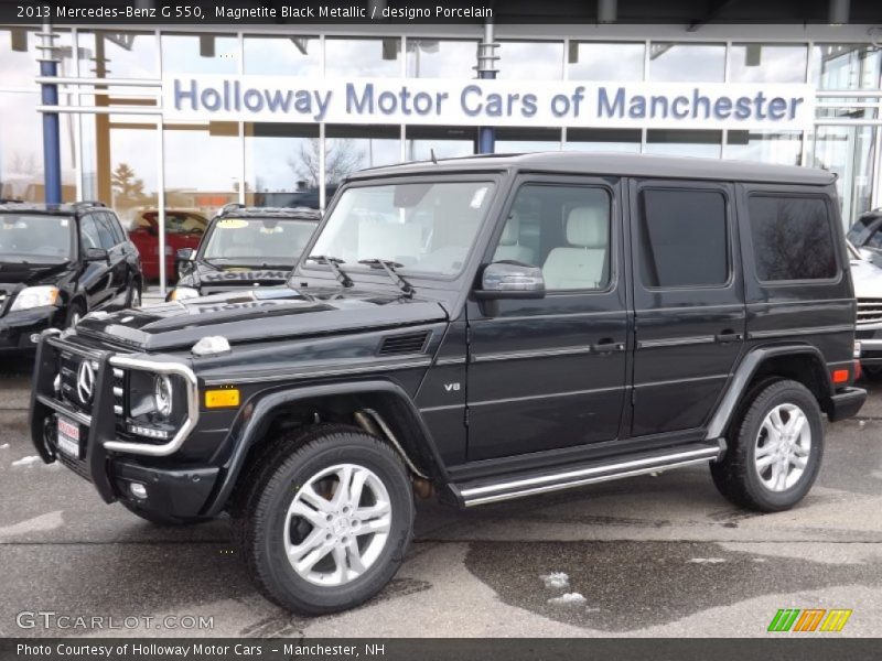 Magnetite Black Metallic / designo Porcelain 2013 Mercedes-Benz G 550