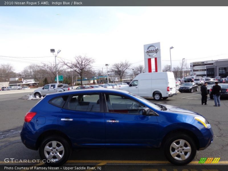 Indigo Blue / Black 2010 Nissan Rogue S AWD
