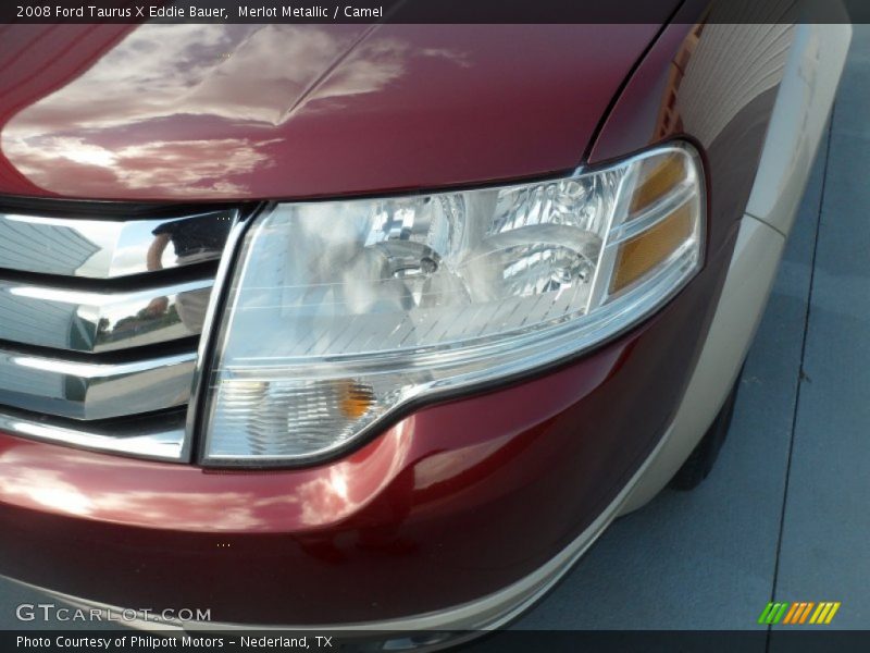 Merlot Metallic / Camel 2008 Ford Taurus X Eddie Bauer