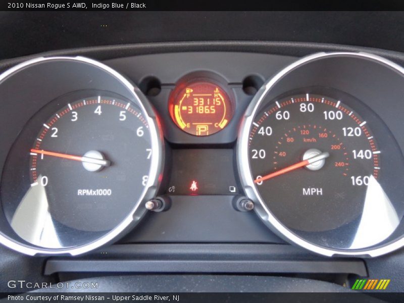  2010 Rogue S AWD S AWD Gauges