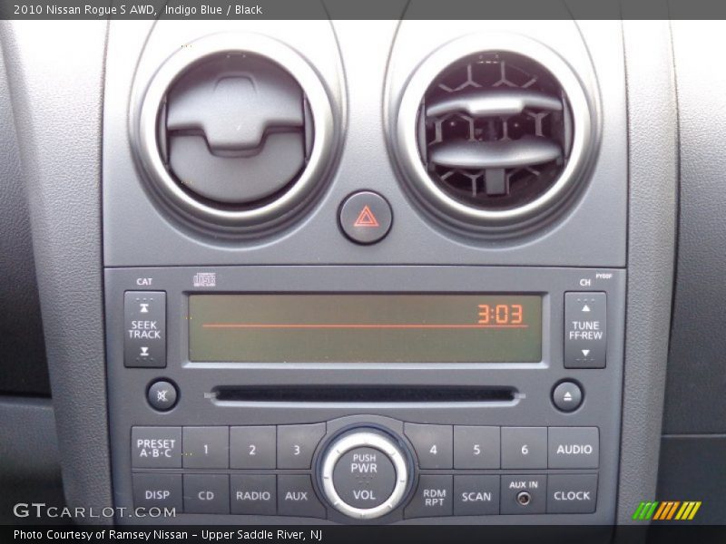 Controls of 2010 Rogue S AWD