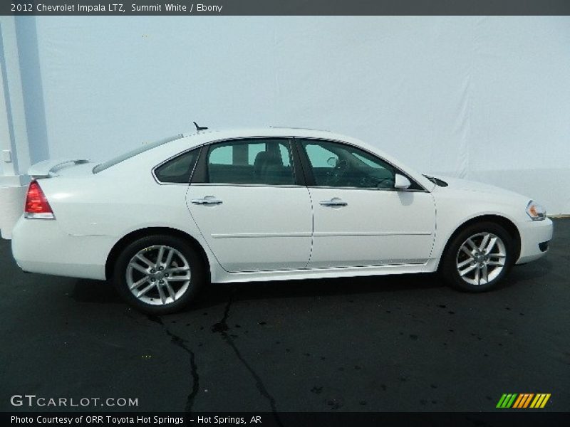 Summit White / Ebony 2012 Chevrolet Impala LTZ