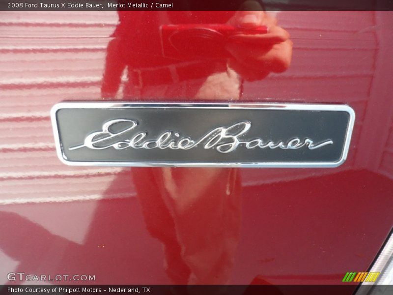 Merlot Metallic / Camel 2008 Ford Taurus X Eddie Bauer