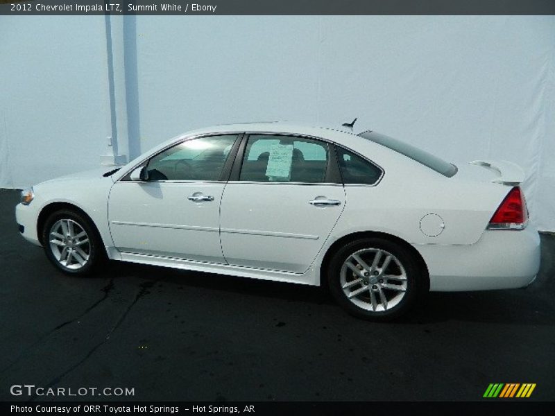 Summit White / Ebony 2012 Chevrolet Impala LTZ