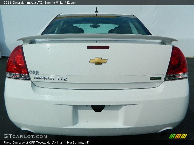 Summit White / Ebony 2012 Chevrolet Impala LTZ