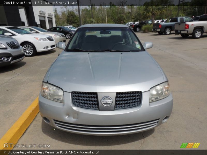 Molten Silver / Taupe 2004 Nissan Sentra 1.8 S