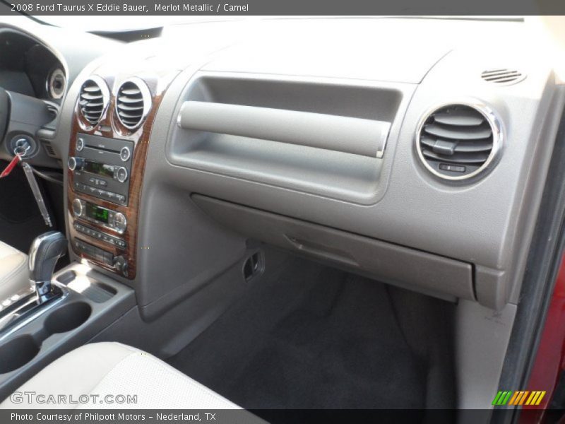 Merlot Metallic / Camel 2008 Ford Taurus X Eddie Bauer