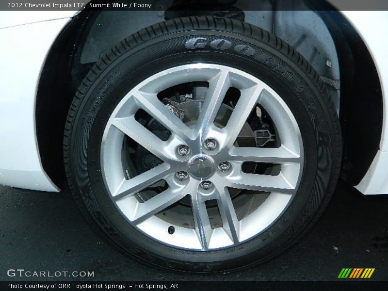 Summit White / Ebony 2012 Chevrolet Impala LTZ