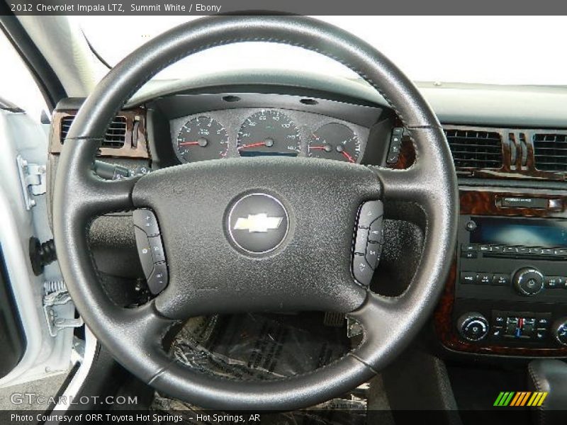 Summit White / Ebony 2012 Chevrolet Impala LTZ