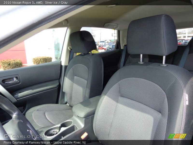 Silver Ice / Gray 2010 Nissan Rogue SL AWD