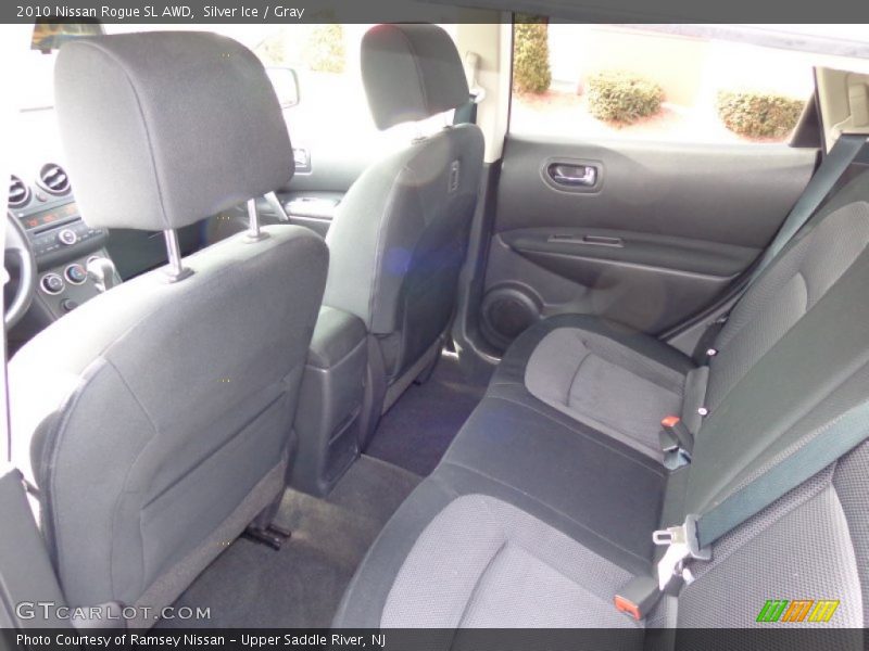 Silver Ice / Gray 2010 Nissan Rogue SL AWD