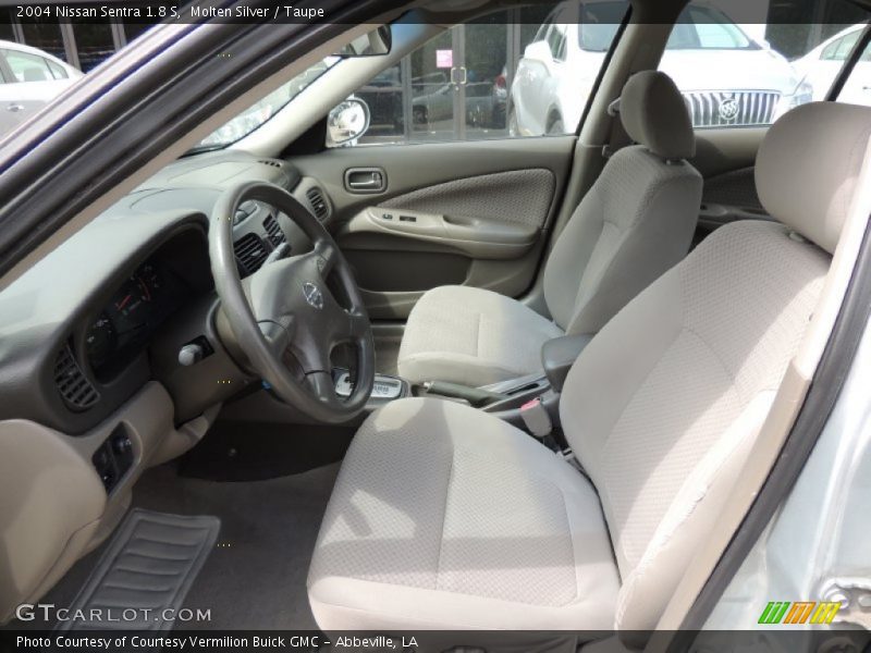 Molten Silver / Taupe 2004 Nissan Sentra 1.8 S