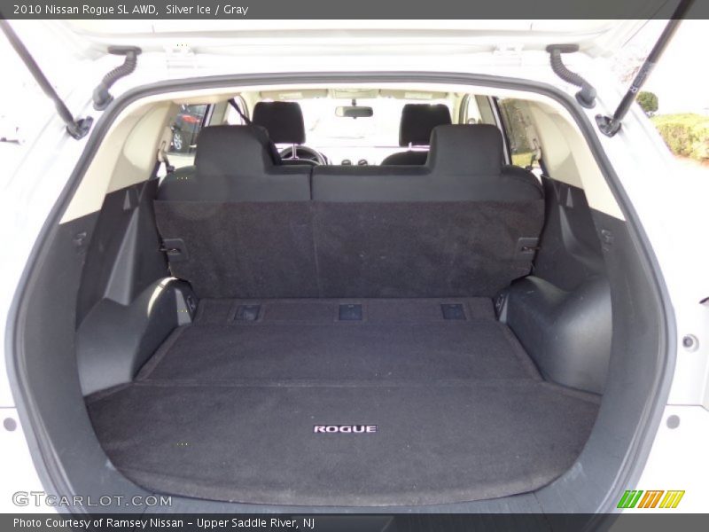 Silver Ice / Gray 2010 Nissan Rogue SL AWD