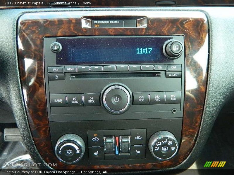 Summit White / Ebony 2012 Chevrolet Impala LTZ