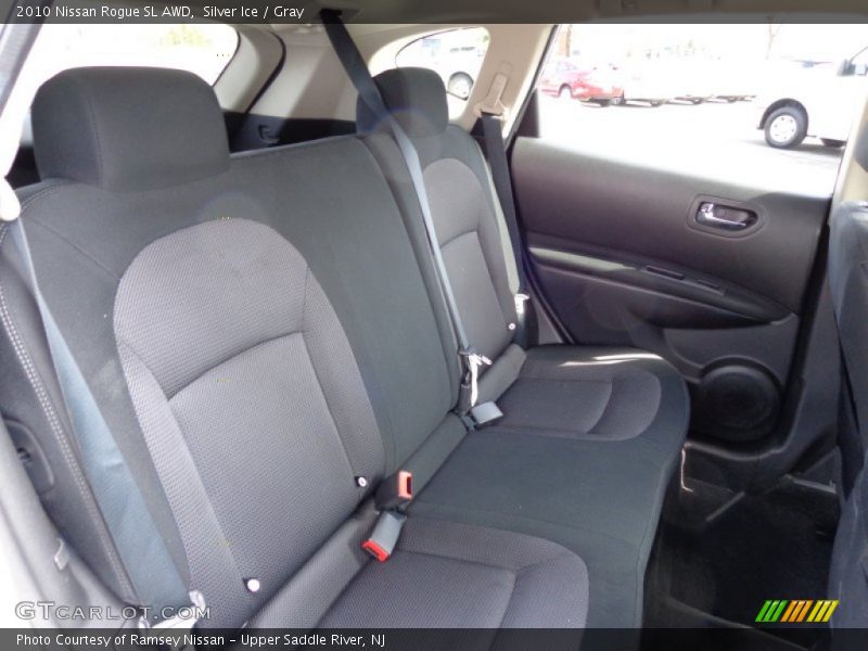 Silver Ice / Gray 2010 Nissan Rogue SL AWD