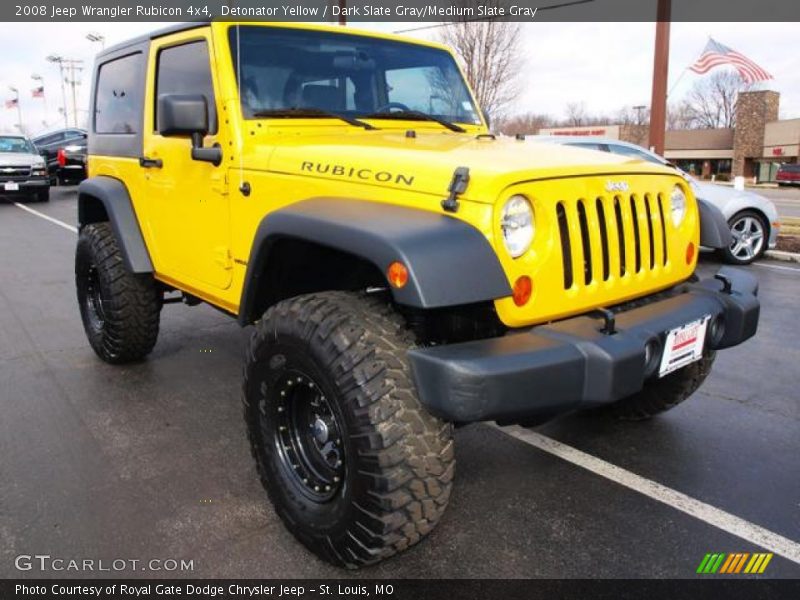Front 3/4 View of 2008 Wrangler Rubicon 4x4