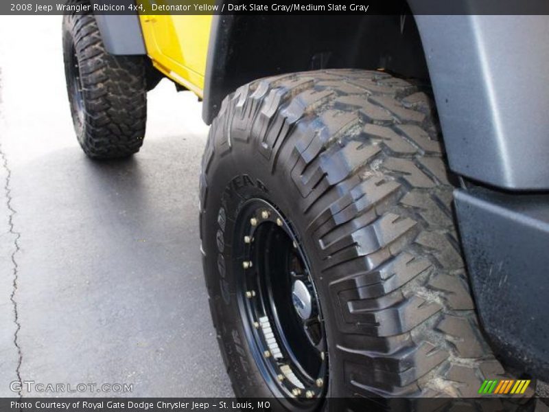 Detonator Yellow / Dark Slate Gray/Medium Slate Gray 2008 Jeep Wrangler Rubicon 4x4