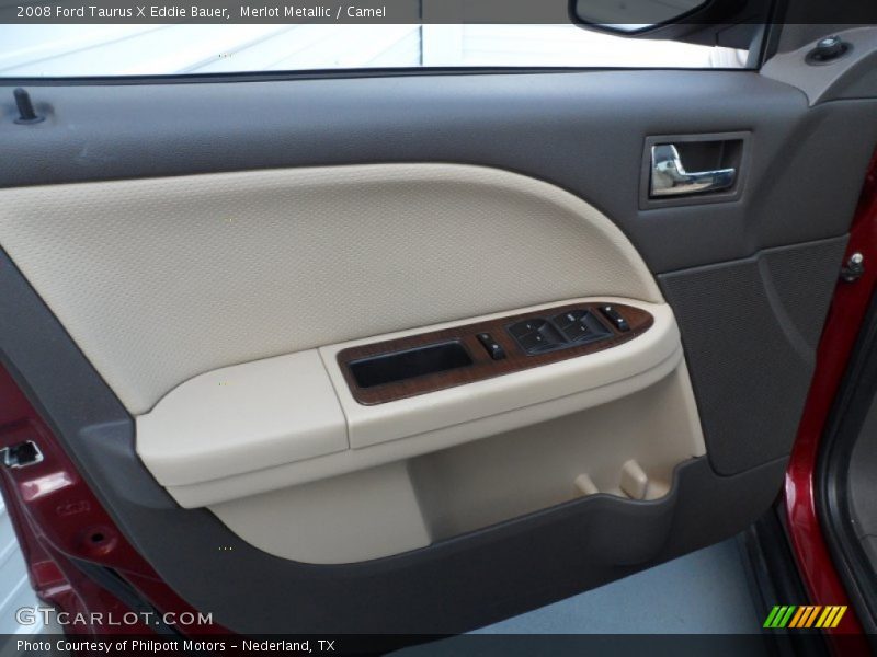 Merlot Metallic / Camel 2008 Ford Taurus X Eddie Bauer