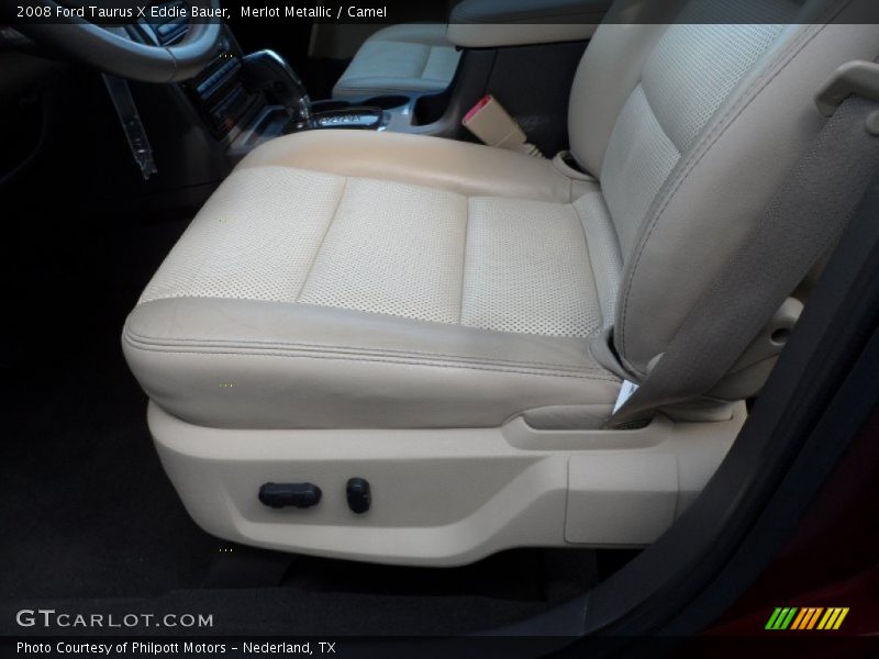 Merlot Metallic / Camel 2008 Ford Taurus X Eddie Bauer