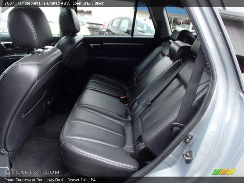 Steel Gray / Black 2007 Hyundai Santa Fe Limited 4WD