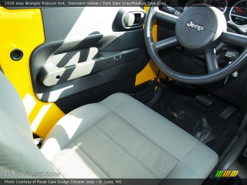 Detonator Yellow / Dark Slate Gray/Medium Slate Gray 2008 Jeep Wrangler Rubicon 4x4
