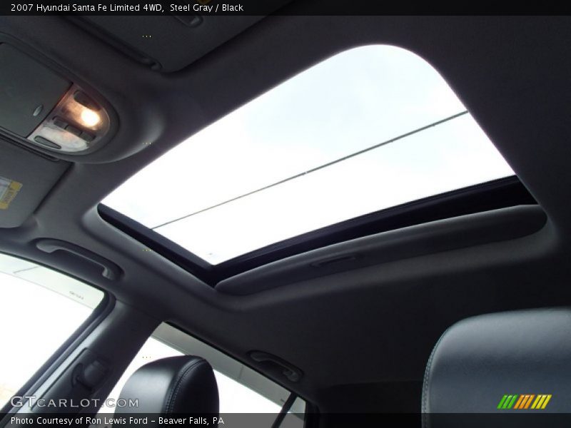 Steel Gray / Black 2007 Hyundai Santa Fe Limited 4WD