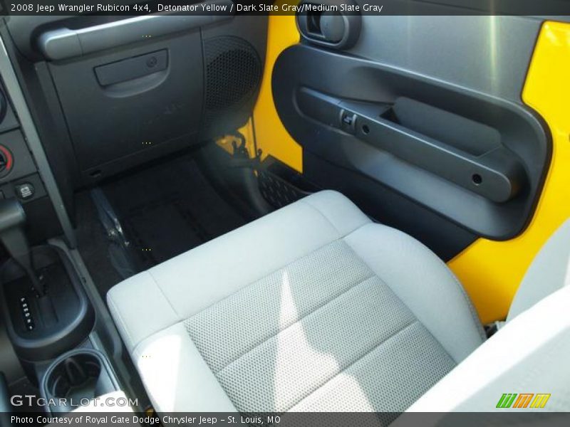 Detonator Yellow / Dark Slate Gray/Medium Slate Gray 2008 Jeep Wrangler Rubicon 4x4