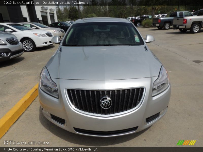 Quicksilver Metallic / Cashmere 2012 Buick Regal Turbo