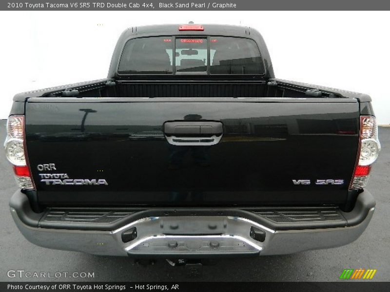 Black Sand Pearl / Graphite 2010 Toyota Tacoma V6 SR5 TRD Double Cab 4x4