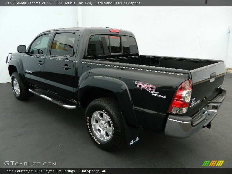 Black Sand Pearl / Graphite 2010 Toyota Tacoma V6 SR5 TRD Double Cab 4x4